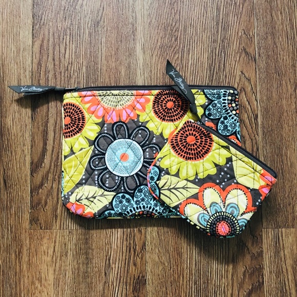 VERA BRADLEY Floral Pattern Organizer Pouch BUNDLE - Picture 2 of 7